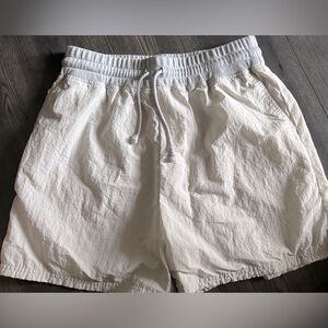 FABLETICS womens size large creamed coloured shorts